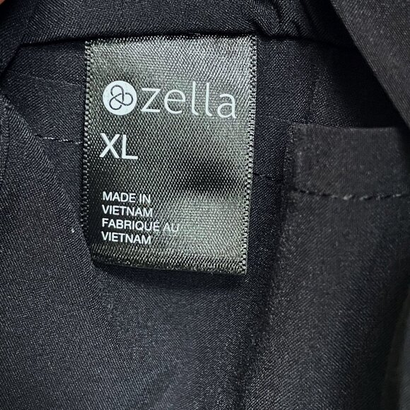 Zella Black Hooded Blazer Jacket XL — Athleisure Work to Weekend Layer - Picture 6 of 12